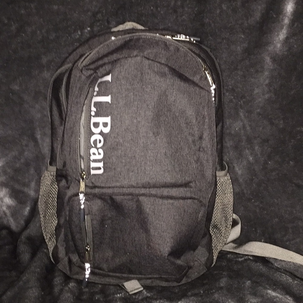 L. L. Bean Gray Backpack with Laptop slit